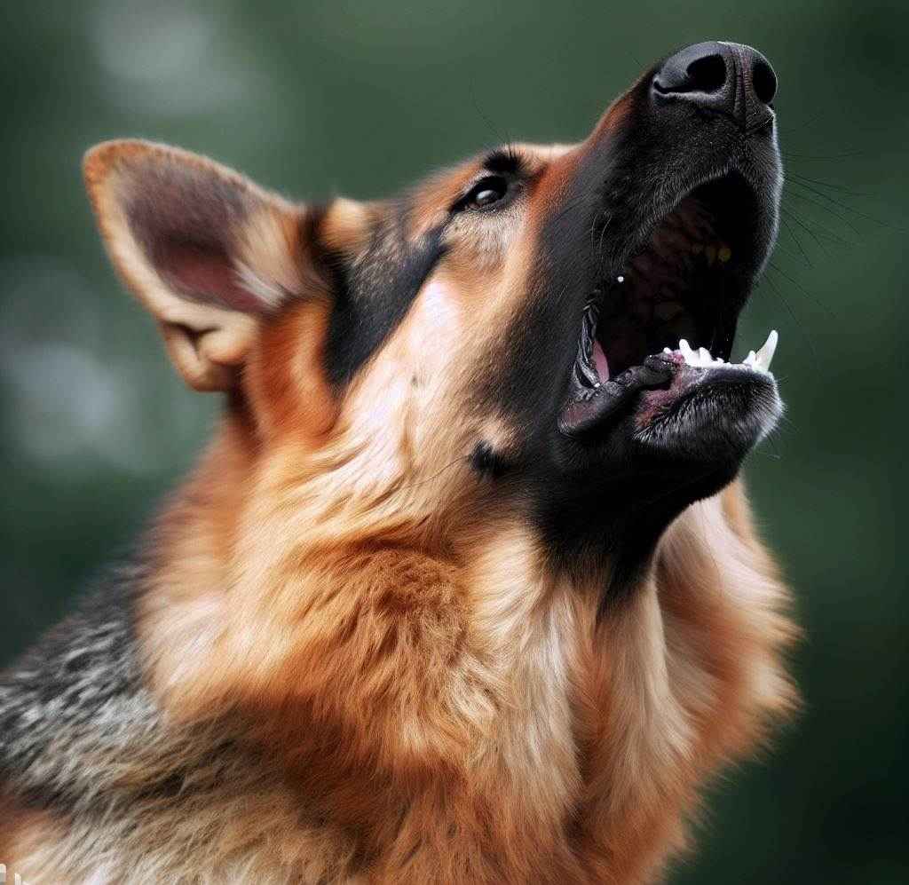 What does it mean if my German shepherd howls