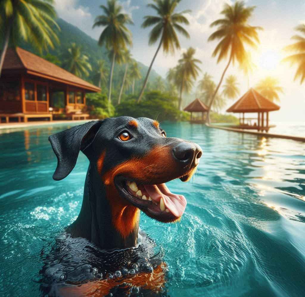 Challenges Doberman Face In Swimming