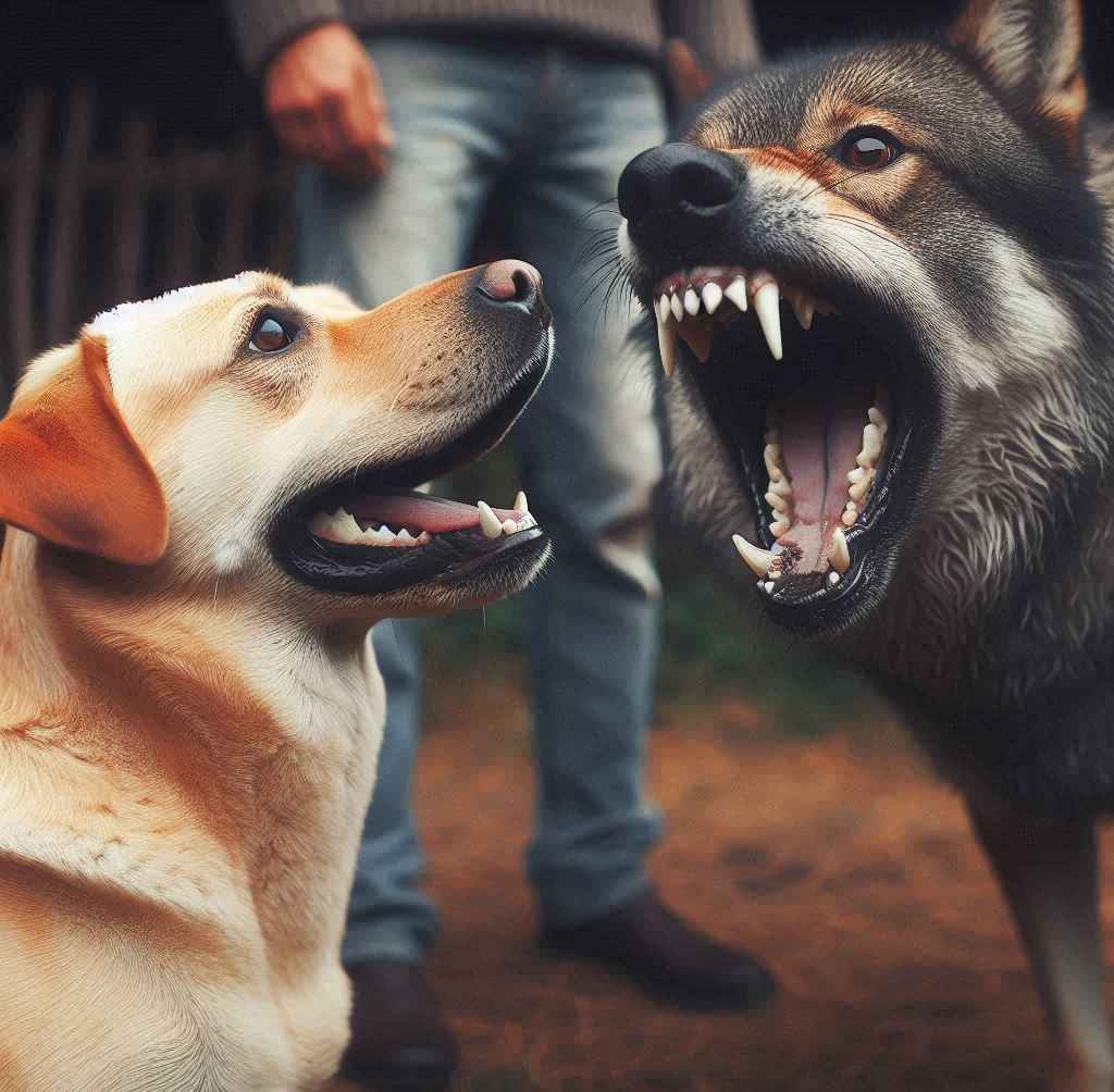 Can Labrador Fight With Other Dogs