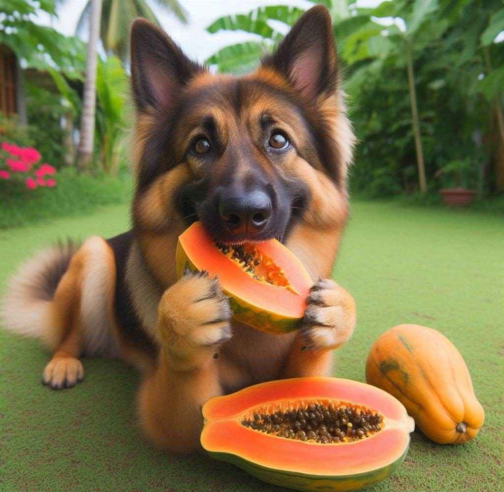 Is Boiled Green Papaya Good For German Shepherd