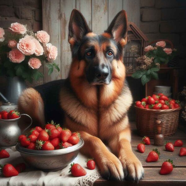 Can German Shepherd Eat Strawberry